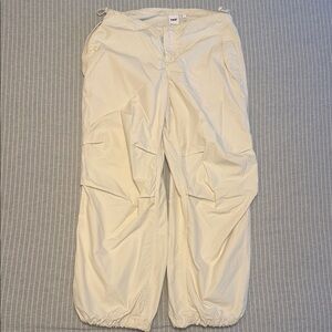 TNA Parachute Cargo Pants - Creamy white